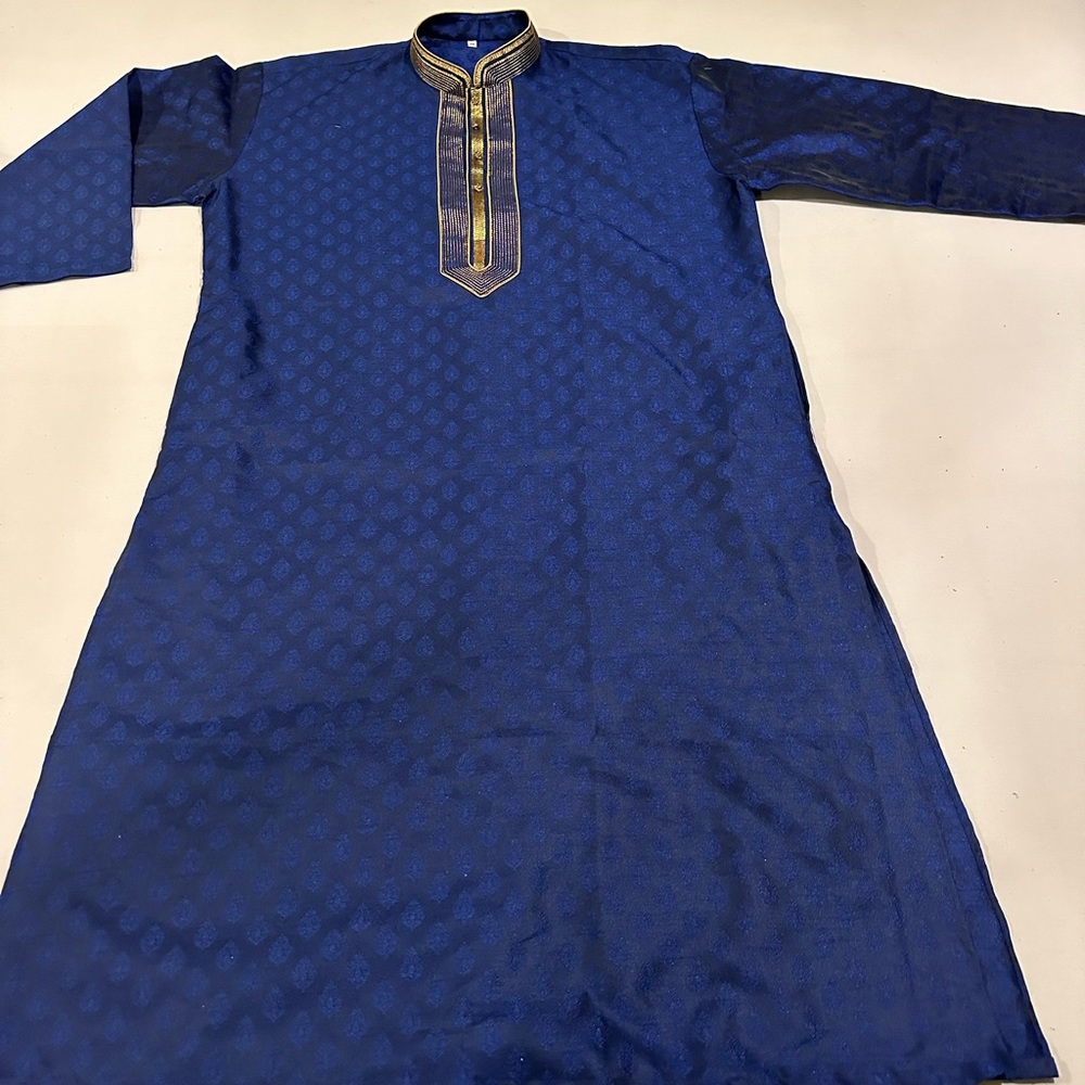 Elegant Royal Blue Men’s Kurta- size 46